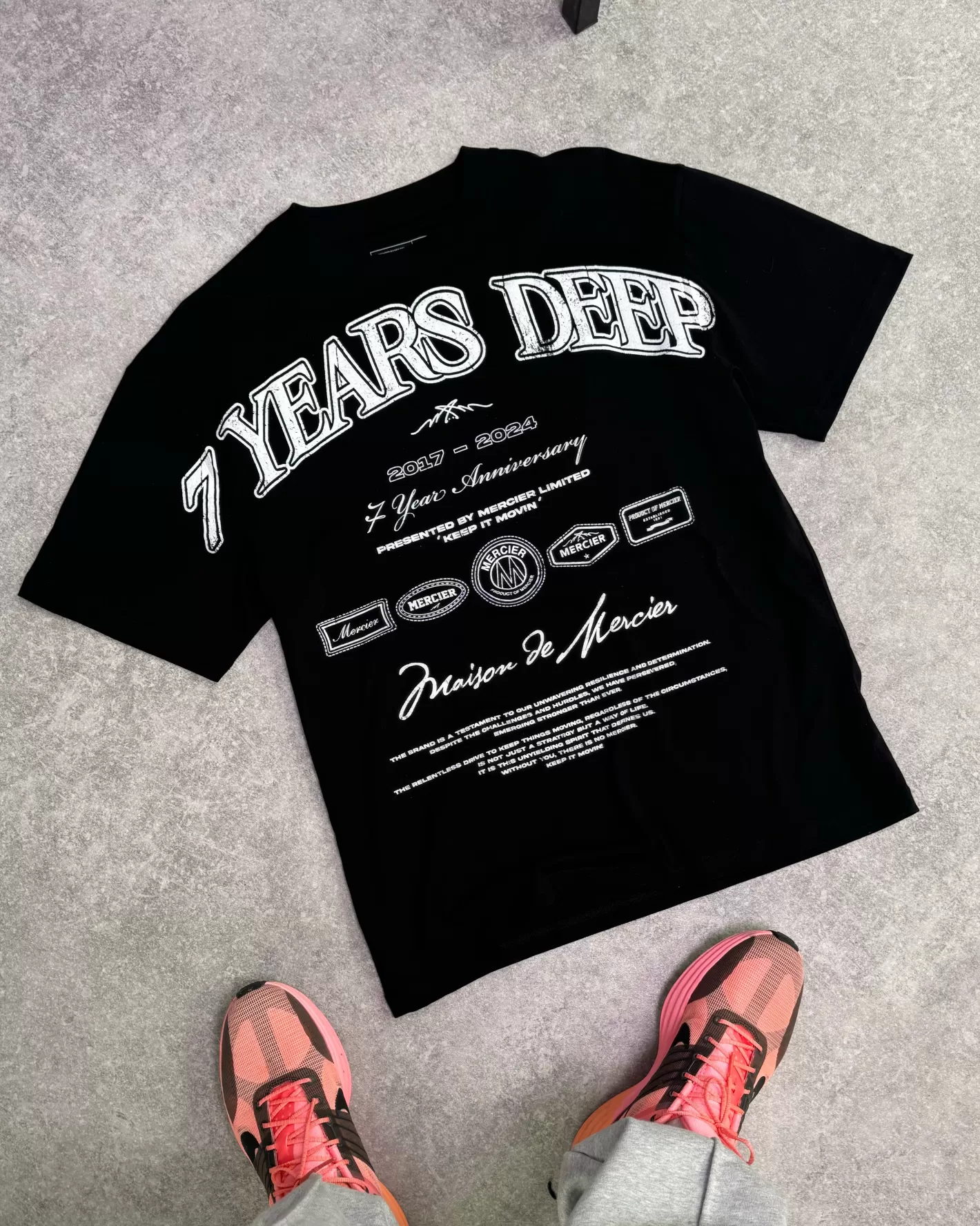 Femme Mercier T-shirts | Hauts Pour Femmes 23<7 Years Deep Anniversary Tshirt