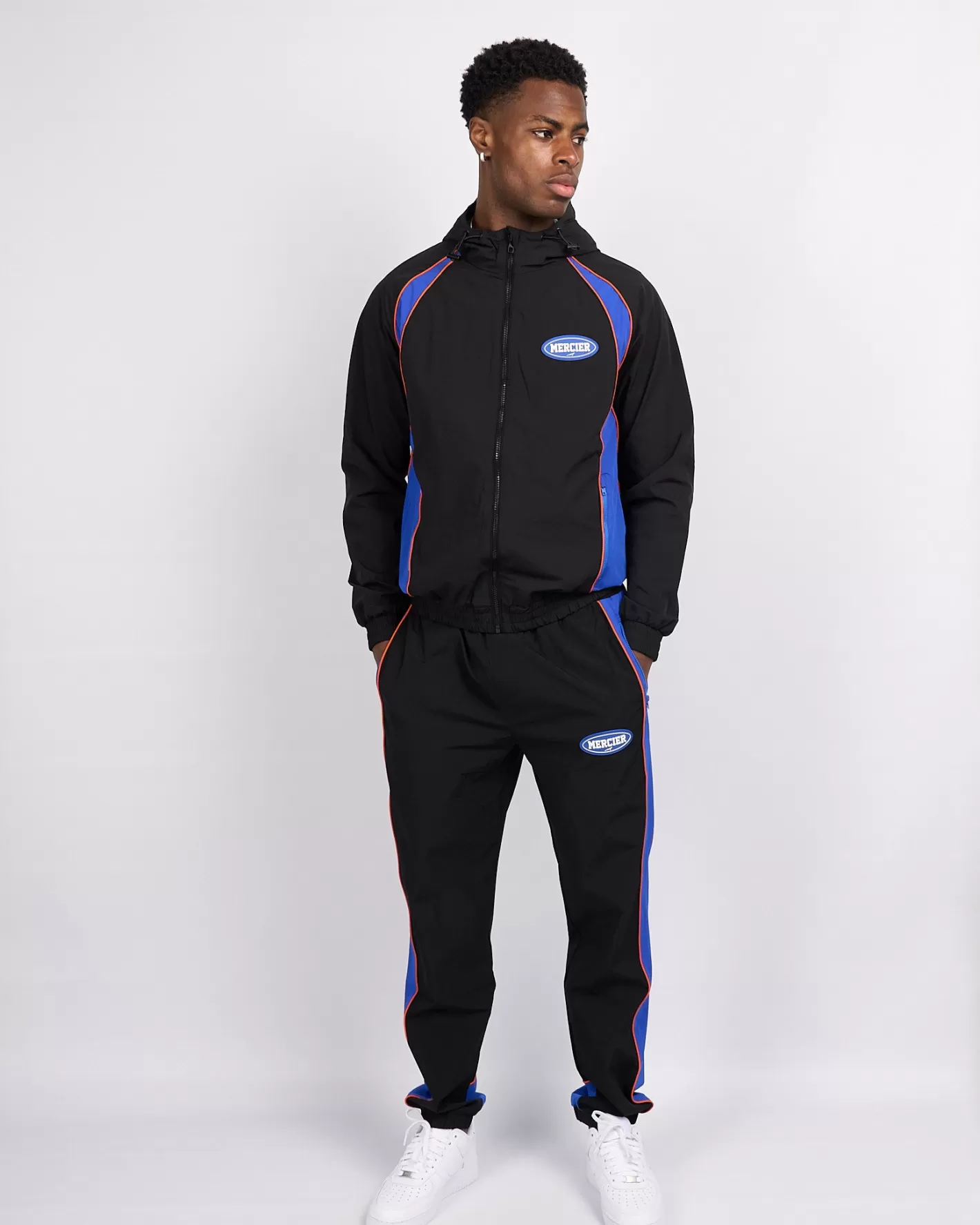 Homme Mercier Survêtements | Coupe-vent Et Cargaisons<Black Maison Racer Track Pants