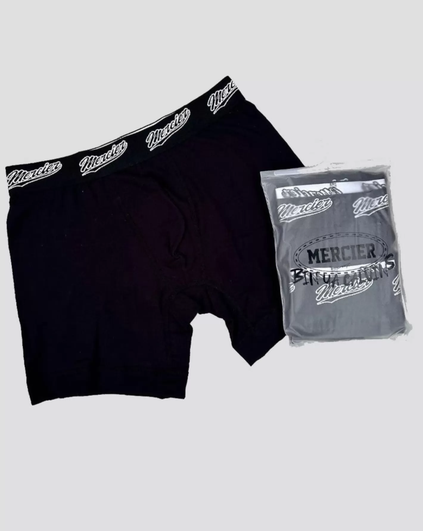 Homme Mercier Accessoires<Boxer de baseball noir 2PK