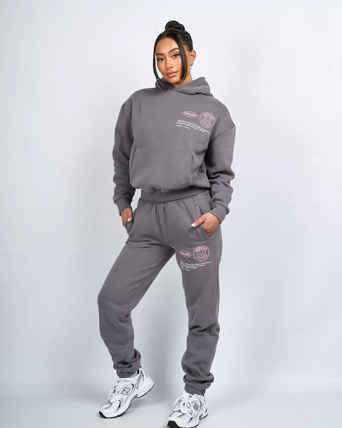 Femme Mercier Hoodies Des Femmes | Survêtements Pour Femmes<Chandail à capuchon Charcoal Caruso pour femme