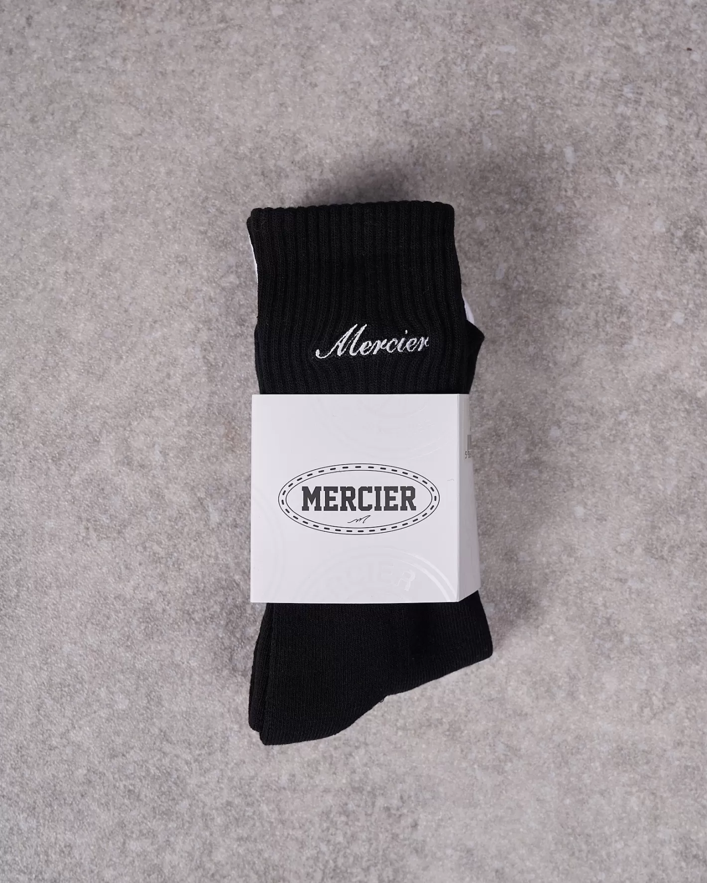 Femme Mercier Accessoires Pour Femmes | Accessoires<Chaussettes noires et blanches Signature Mix pack