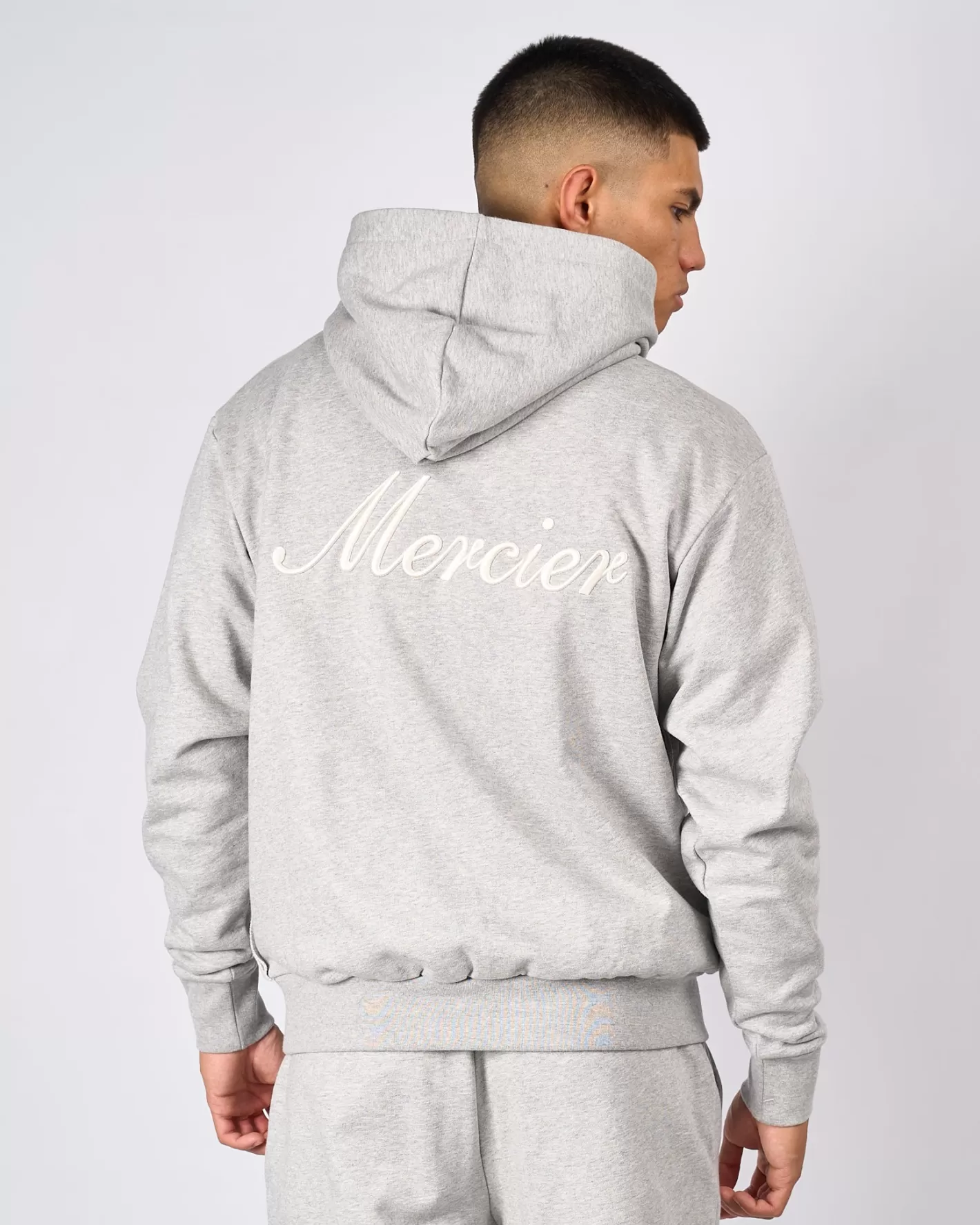 Homme Mercier Hauts De Survêtement/sweats À Capuche | Survêtements<Grey Marl Authenticity Hoodie