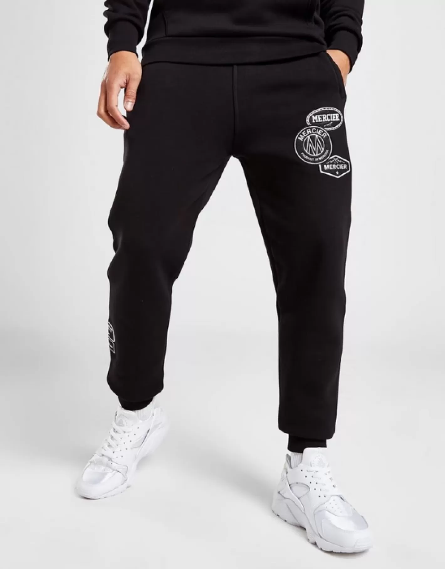 Homme Mercier Joggeurs | Survêtements<Jogging noir Mono Badge