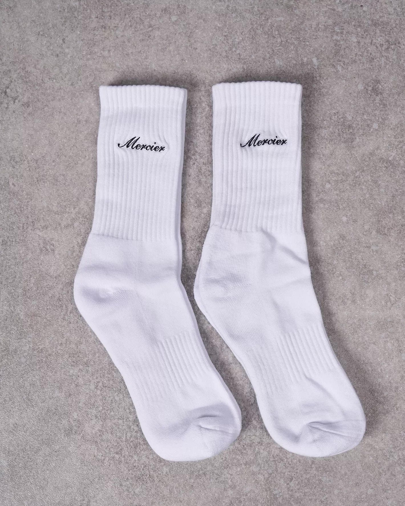 Femme Mercier Accessoires Pour Femmes | Accessoires<Lot de 2 paires de chaussettes blanches Signature