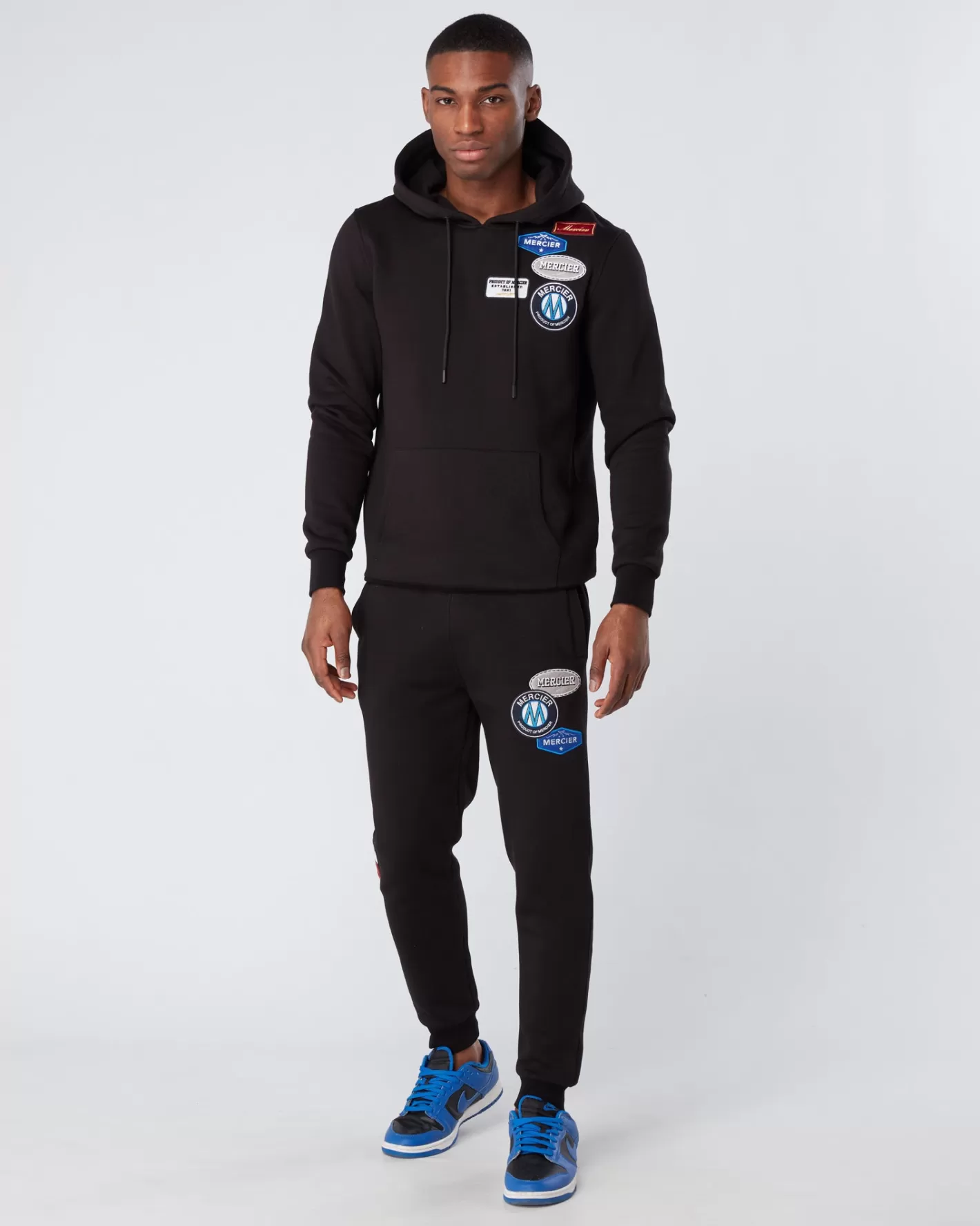 Homme Mercier Hauts De Survêtement/sweats À Capuche | Survêtements< ET Badge Hoodie Noir.