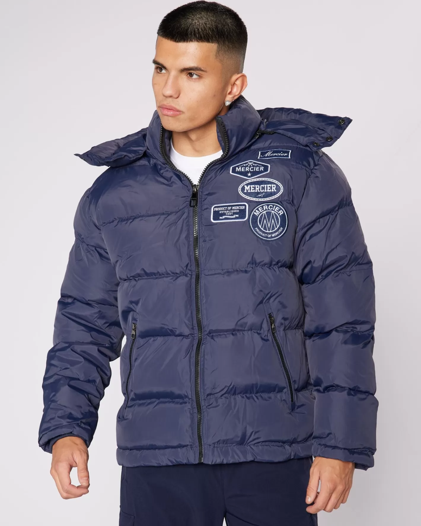 Homme Mercier Vestes<Navy Tonal OG Puffer Jacket