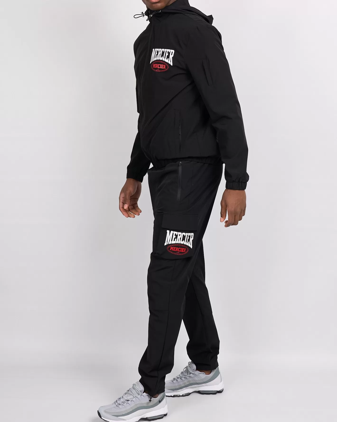 Homme Mercier Coupe-vent Et Cargaisons<Noir Santa Monica Cargos