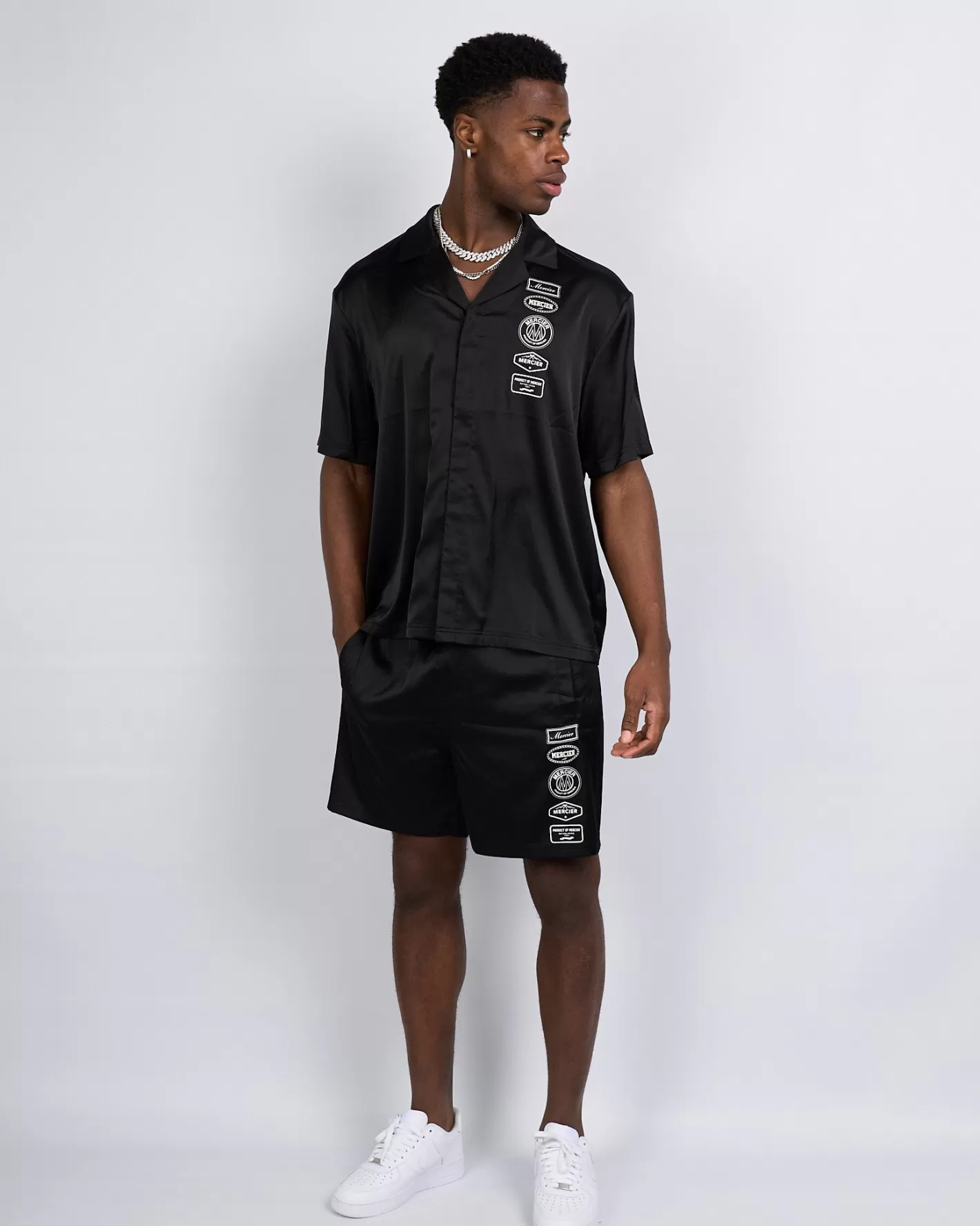 Homme Mercier Ensembles D'été<Short de villégiature noir 2.0 Badge