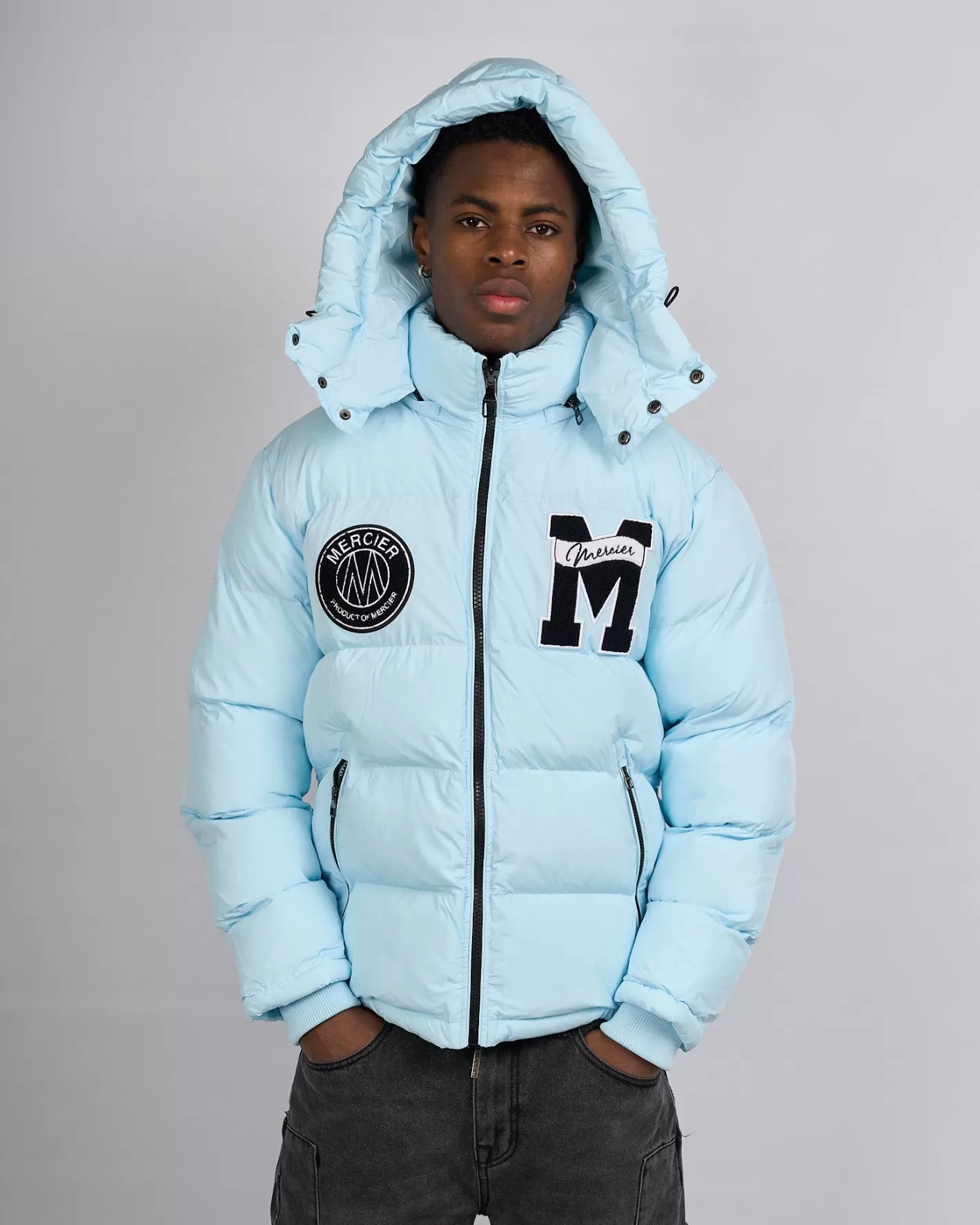 Homme Mercier Vestes<Sky Blue Academy Jacket