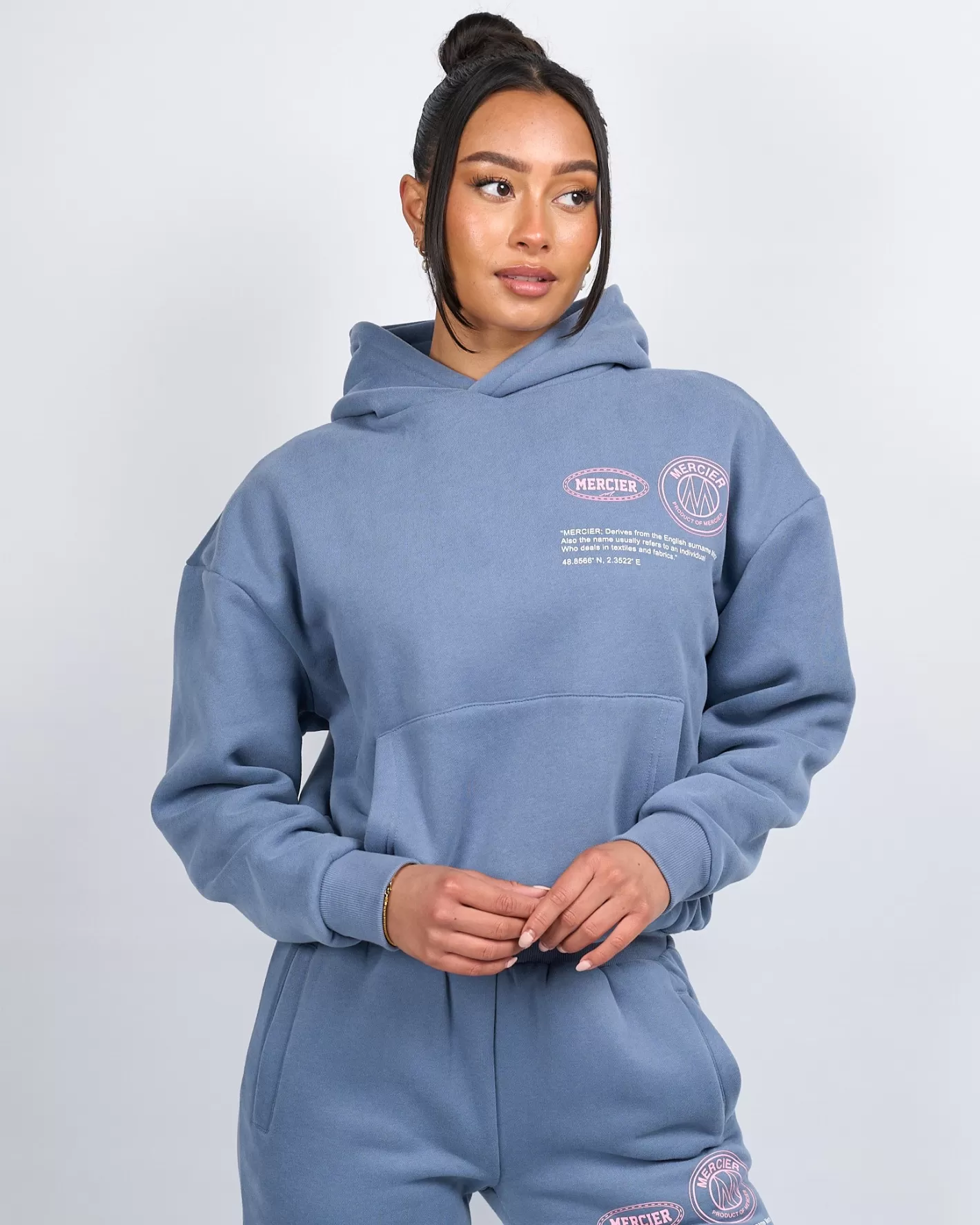 Femme Mercier Hoodies Des Femmes | Survêtements Pour Femmes<Sweat à Capuche Caruso Bleu Clair de Lune