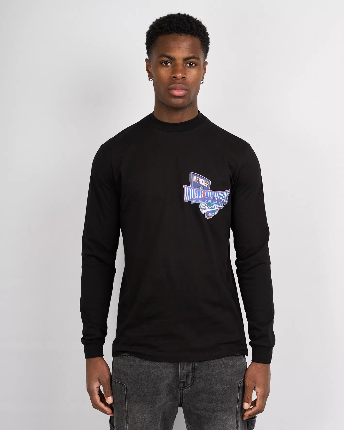 Homme Mercier T-shirts<Tshirt à manches longues noir The Series