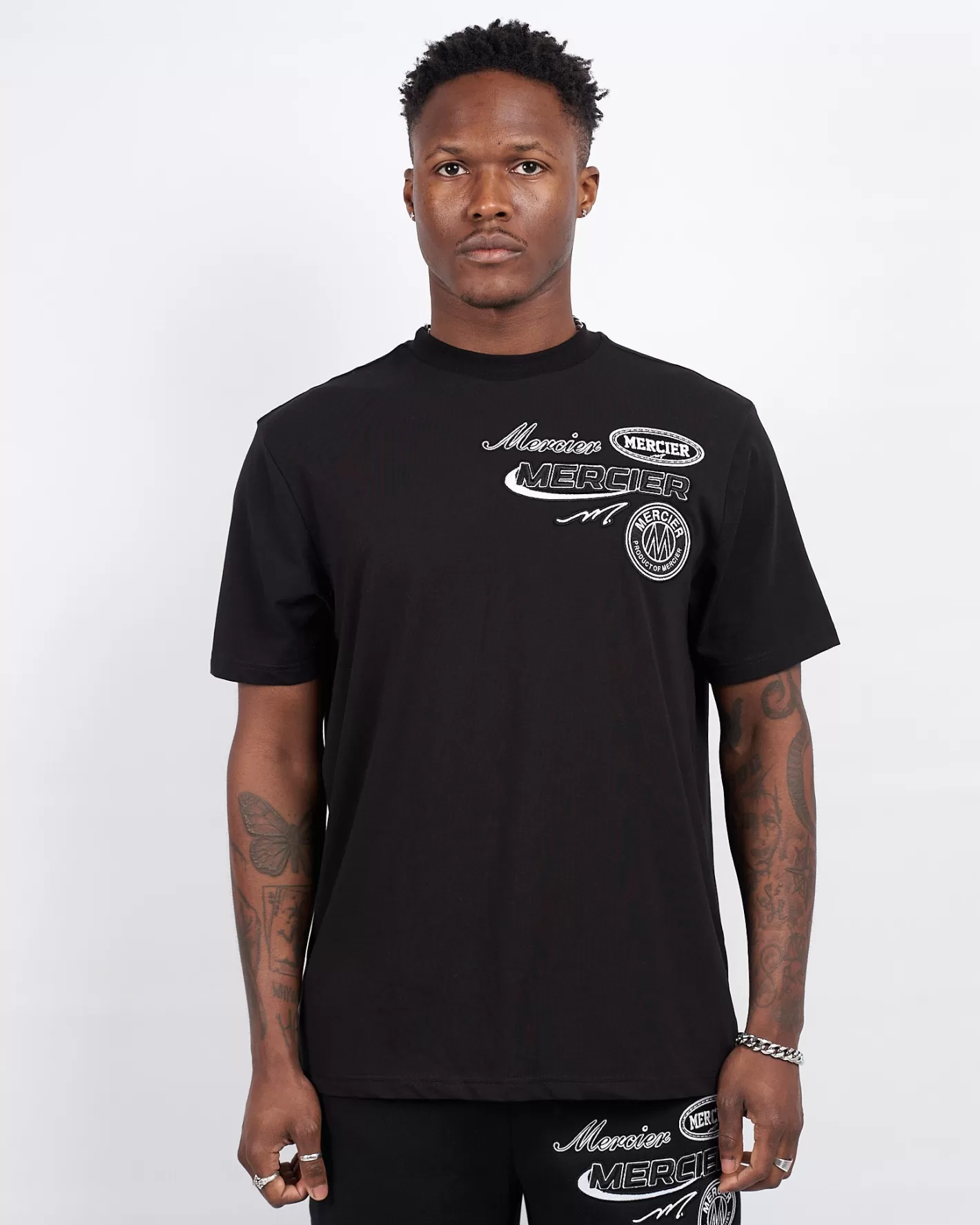 Homme Mercier T-shirts<Tshirt noir Racer Badge