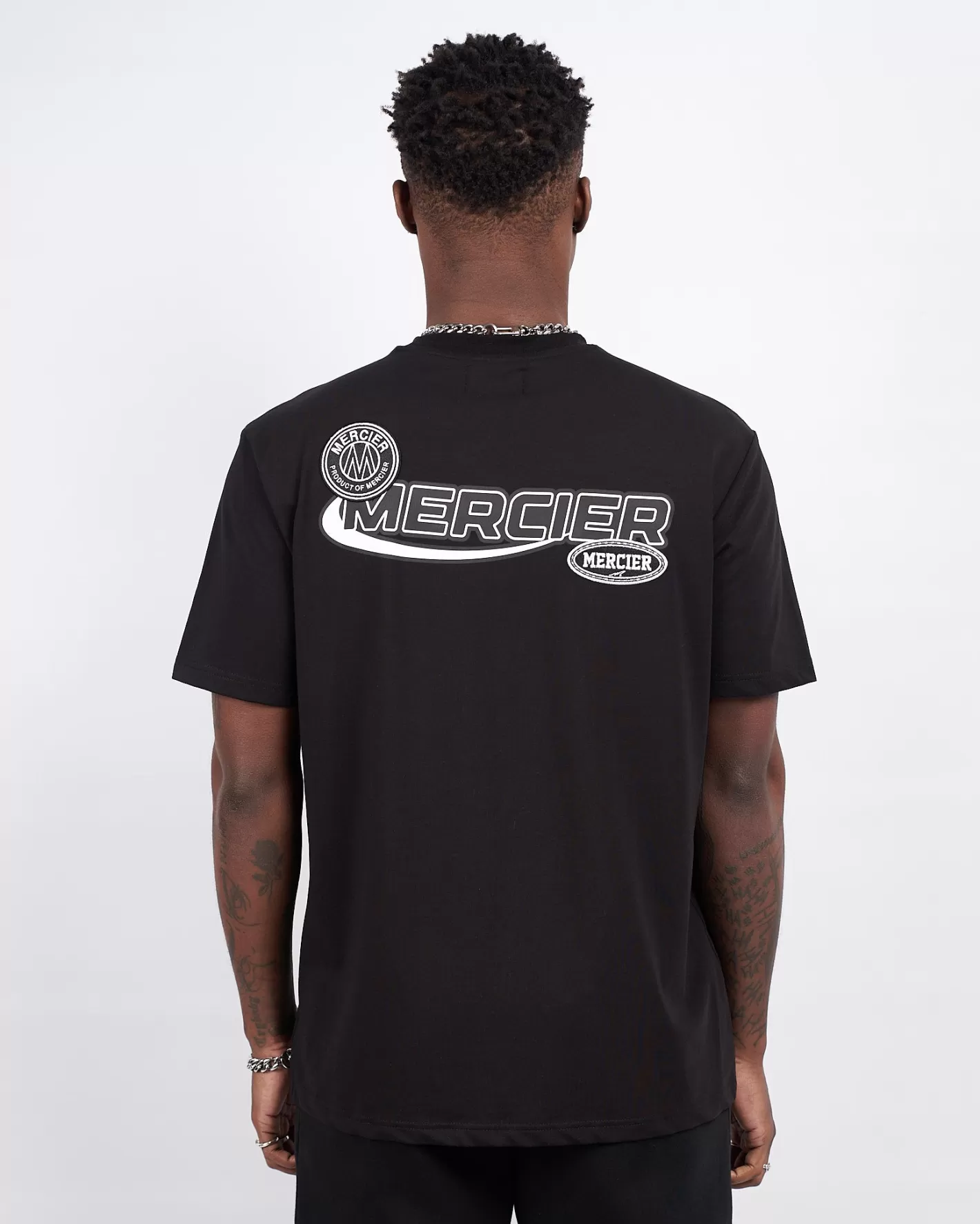 Homme Mercier T-shirts<Tshirt noir Racer Badge