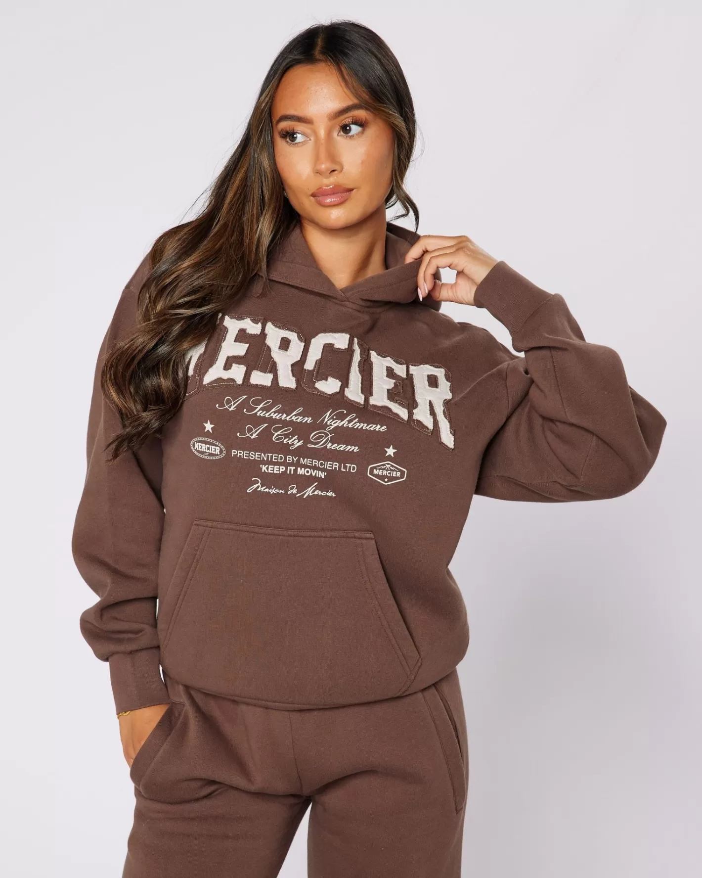 Femme Mercier Hoodies Des Femmes | Survêtements Pour Femmes<Womens Brown City Dreams Hoodie