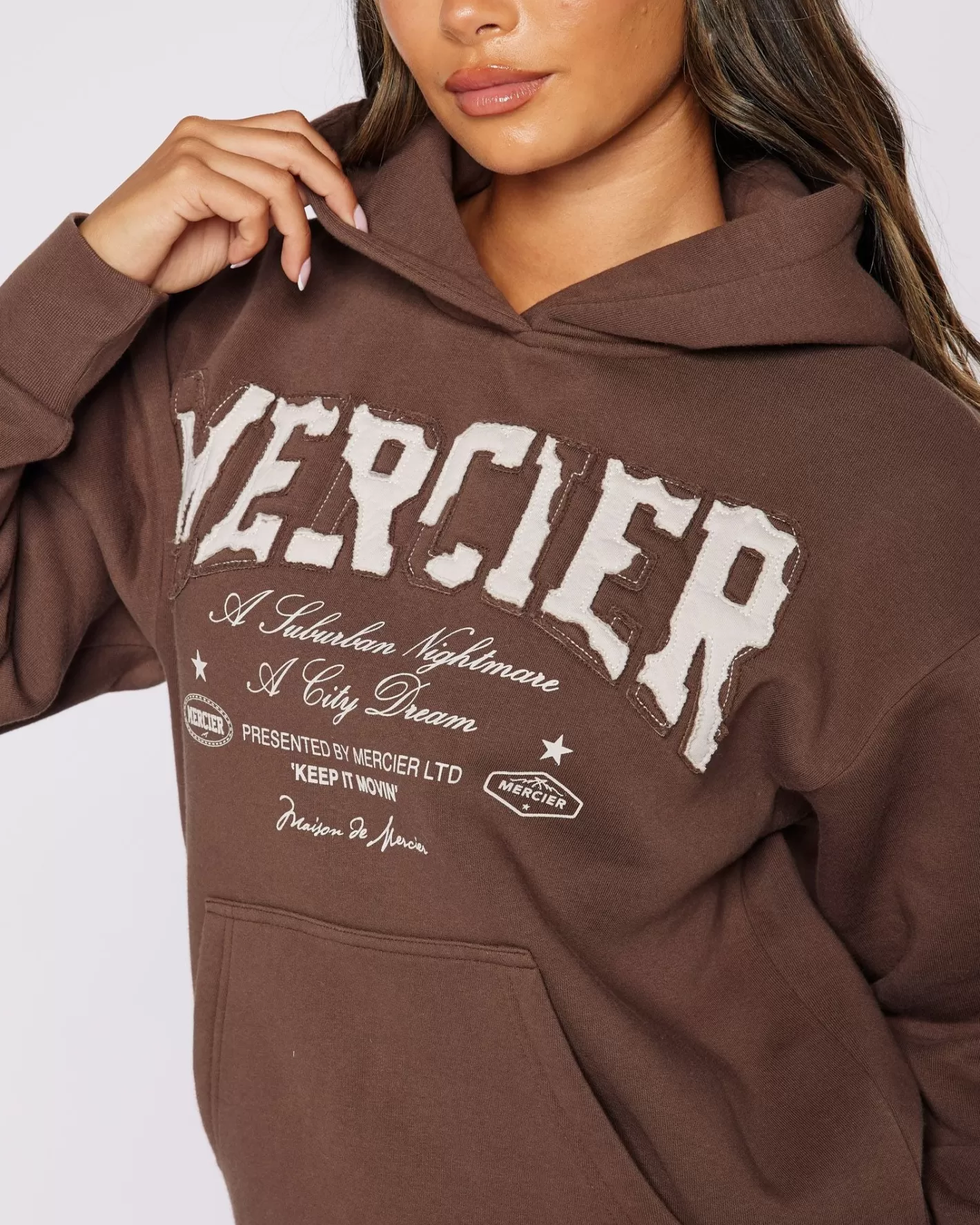 Femme Mercier Hoodies Des Femmes | Survêtements Pour Femmes<Womens Brown City Dreams Hoodie