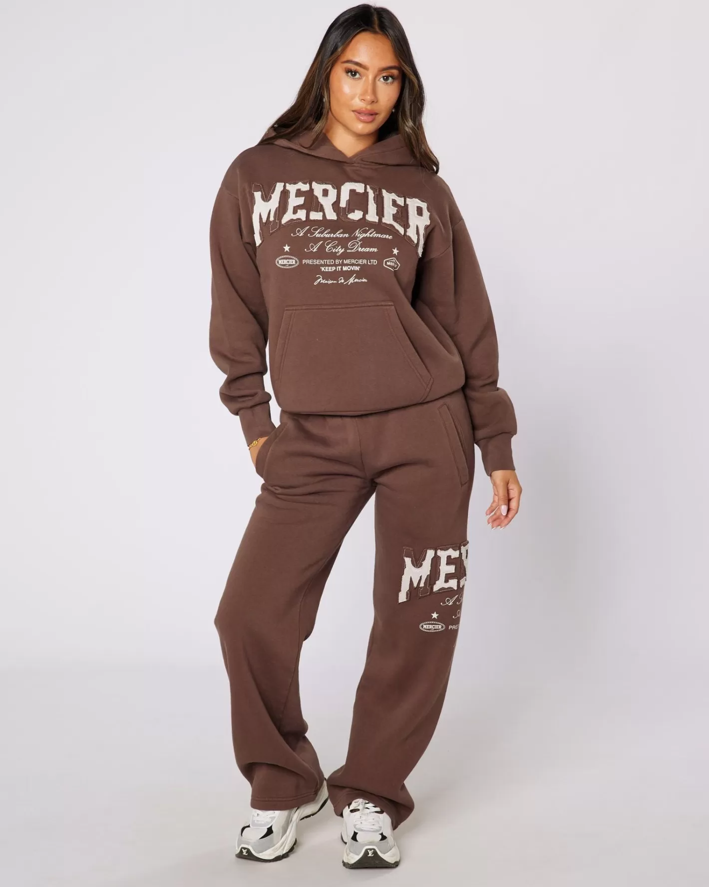 Femme Mercier Survêtements Pour Femmes | Pantalons De Jogging/leggings Pour Femmes<Womens Brown City Dreams Joggers